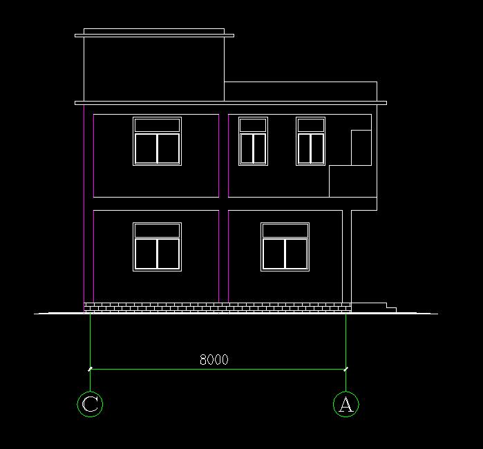 普通房屋建筑设计图
