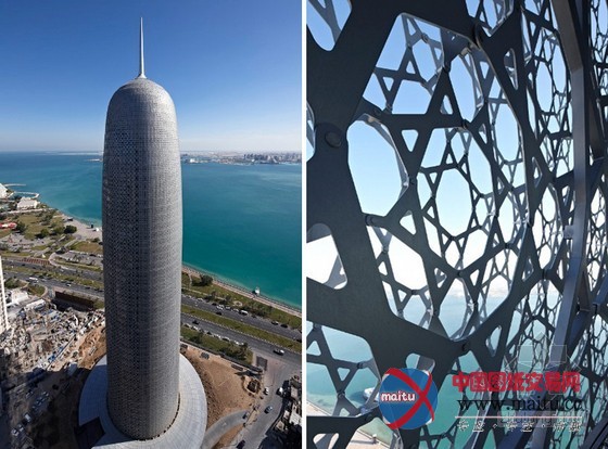 让努维尔设计的burj doha重塑了海湾城市的天际线