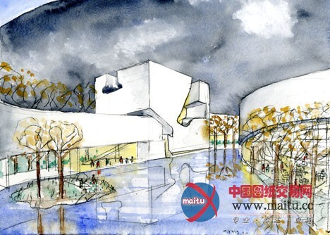 斯蒂文·霍尔设计的中国青岛“艺术岛屿”博物馆建筑方案赢得竞赛