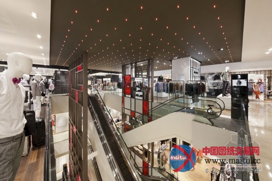 Galeries Lafayette老佛爷百货品牌商店设计